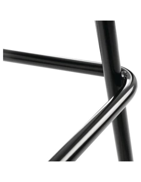 Tabourets hauts Scandi Bolero noirs (lot de 2)