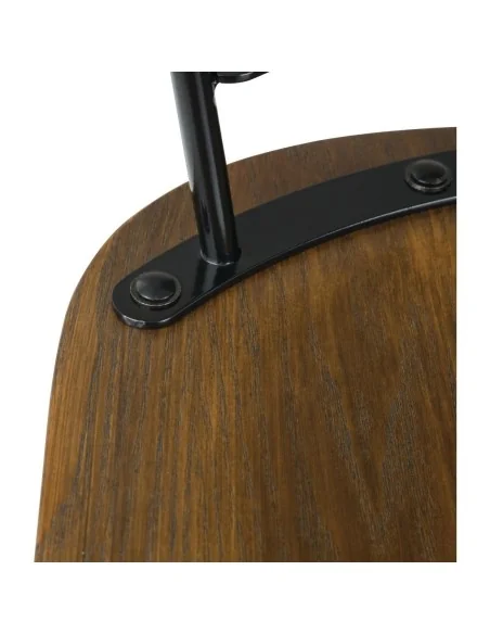 Tabourets hauts Scandi Bolero noirs (lot de 2)