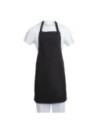 Tablier bavette Whites noir