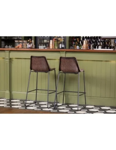 Tabouret haut Bolero Rodeo moka