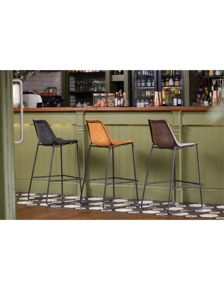 Tabouret haut Bolero Rodeo camel