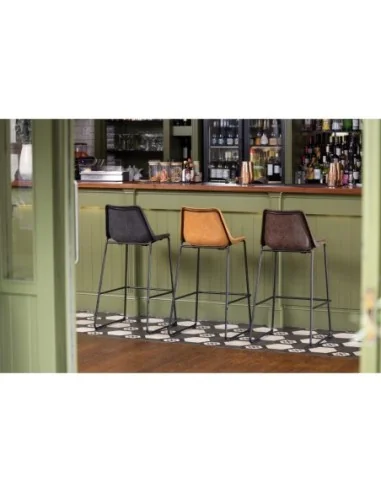 Tabouret haut Bolero Rodeo camel