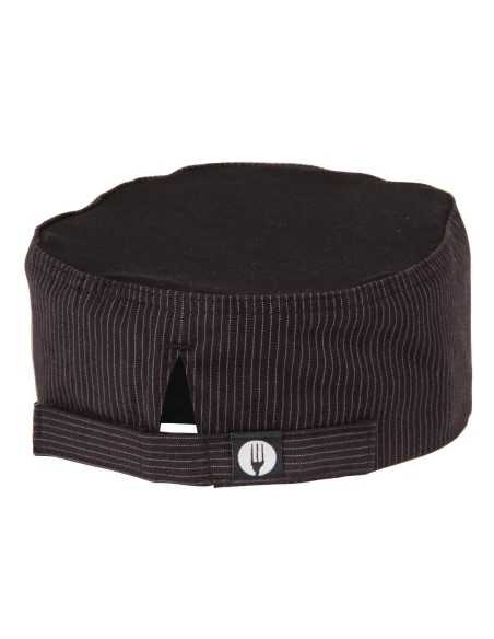 Calot de cuisine Cool Vent Chef Works finement rayé