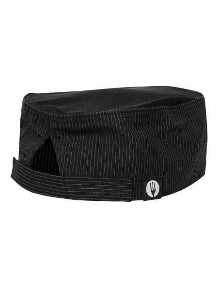 Calot de cuisine Cool Vent Chef Works finement rayé