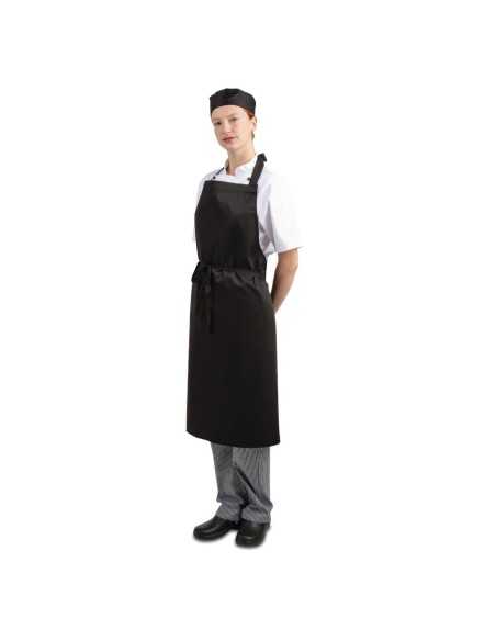 Tablier bavette Whites noir