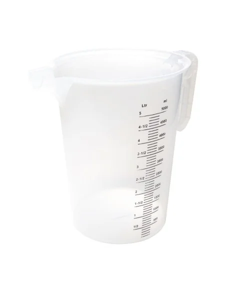 Pichet mesureur en polypropylène 5L