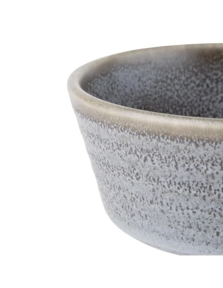 Bols plats ronds anthracite Olympia Cavolo 143mm (lot de 6)