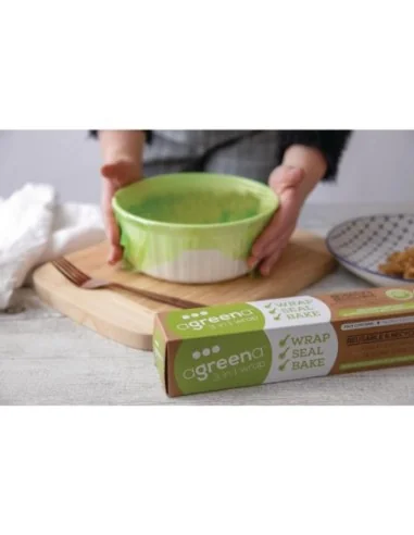 Emballages alimentaires réutilisables 3 en 1 Agreena 200 x 200mm et 300 x 300mm (lot de 4)