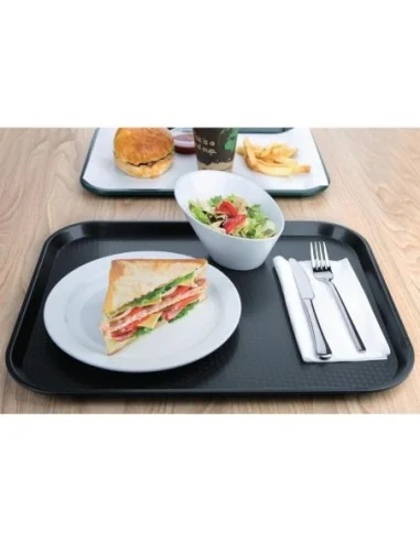 Plateau self-service Olympia Kristallon anthracite 340 x 450 mm