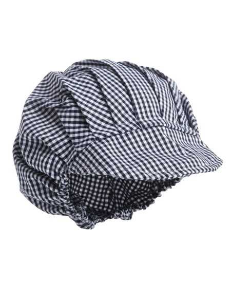 Charlotte à visière Whites carreaux bleus et blancs