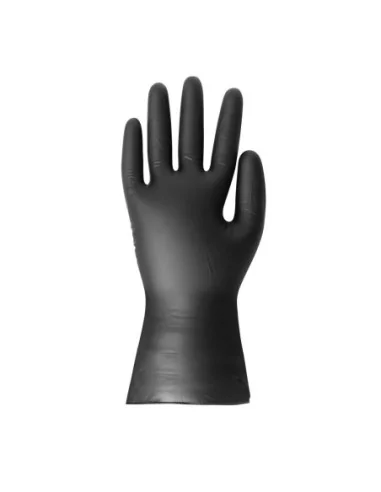 Gants vinyle non poudrés Hygiplas noirs M (lot de 100)
