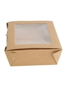 Boîtes salade avec fenêtre PET Fiesta Recyclable 700ml (lot de 200) 2