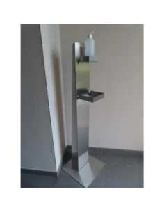 Station de désinfection des mains avec étagères 2