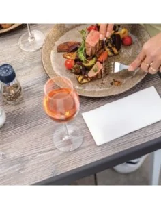 Table de patio démontable Limburg Vintage 70 x 70 cm 2