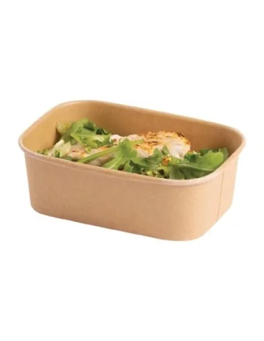 Barquettes alimentaires micro-ondables recyclables Colpac Stagione 750ml (lot de 300)