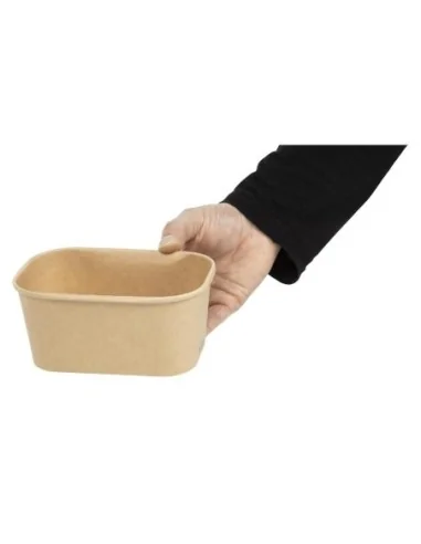 Barquettes alimentaires micro-ondables recyclables Colpac Stagione 1L (lot de 300)