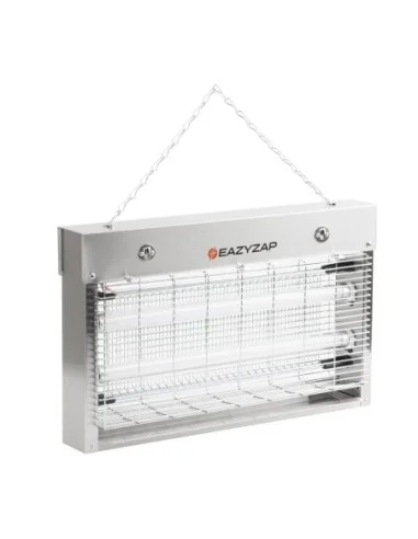 Désinsectiseur LED en inox brossé Eazyzap 14W