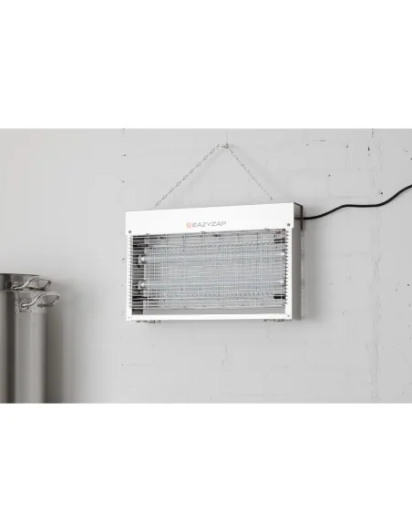 Désinsectiseur LED en inox brossé Eazyzap 14W