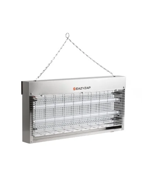 Désinsectiseur LED en inox brossé Eazyzap 20W
