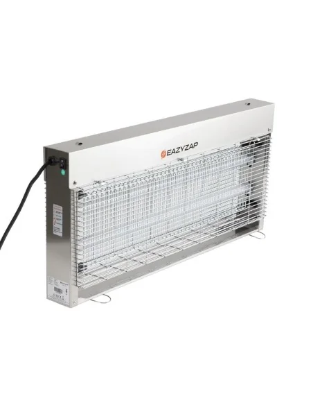 Désinsectiseur LED en inox brossé Eazyzap 20W