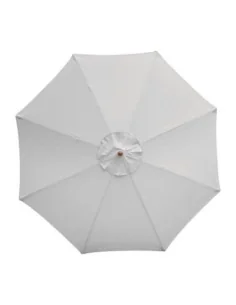 Parasol rond gris Bolero 3m 2