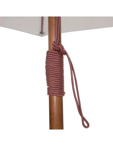 Parasol rond gris Bolero 3m