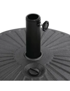 Pied de parasol noir 20L 2