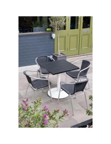 Pied de table en fonte Bolero blanc