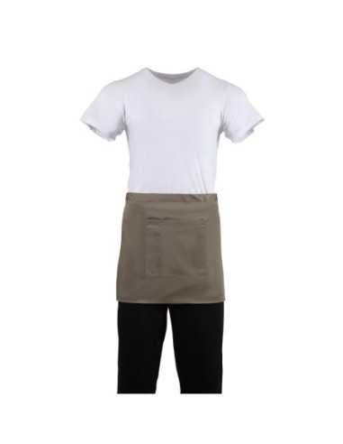 Tablier serveur court Whites marron clair