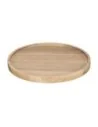 Assiette ronde en acacia Olympia 250mm 