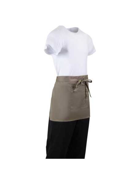 Tablier serveur court Whites marron clair