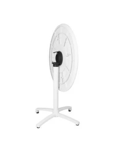 Table pliante en polypropylène Bolero 800mm blanche