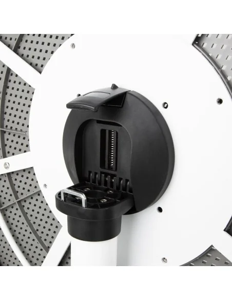 Table pliante en polypropylène Bolero 800mm gris foncé