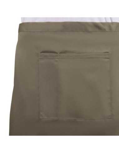 Tablier serveur court Whites marron clair