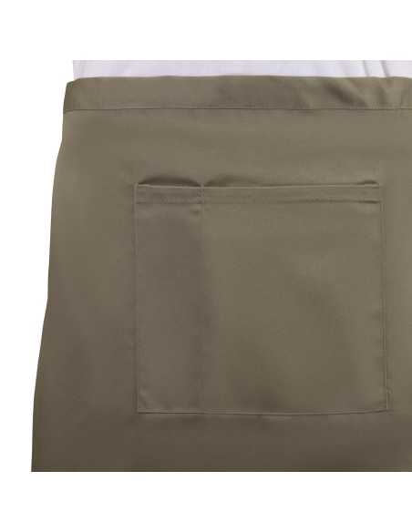 Tablier serveur court Whites marron clair