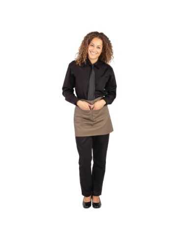 Tablier serveur court Whites marron clair