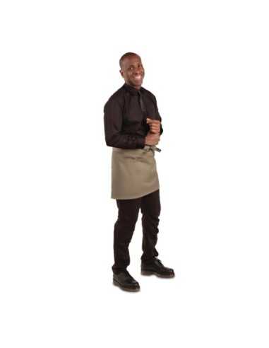 Tablier serveur court Whites marron clair