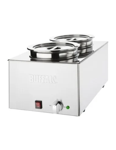Bain-marie avec pots ronds Buffalo
