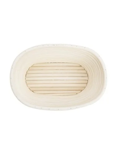 Panier de fermentation ovale en rotin Vogue 210x150x80mm