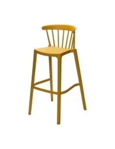 Chaise de bar d'extérieur Windson jaune foncé (lot de 4)