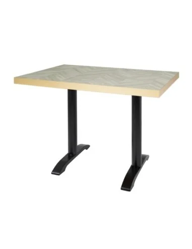 Plateau de table rectangulaire Bolero Chevron 1 100 mm x 700 mm