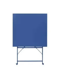 Table de terrasse carrée Bolero Perth bleu marine foncé 2
