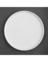 Assiettes plates rondes Olympia Whiteware 268mm (lot de 4)