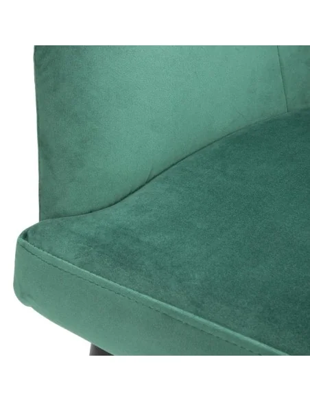 Chaises en velours Bolero Lia vertes (lot de 2)