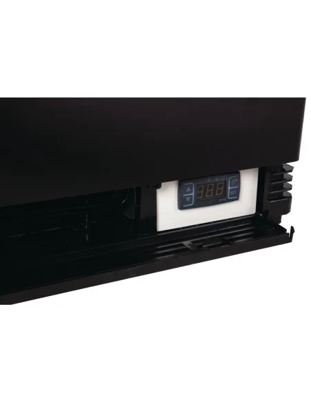 Vitrine réfrigérée positive noire Polar Série C 68L