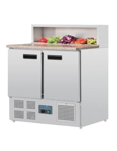 Comptoir de préparation réfrigéré à pizzas 288L Polar Série G