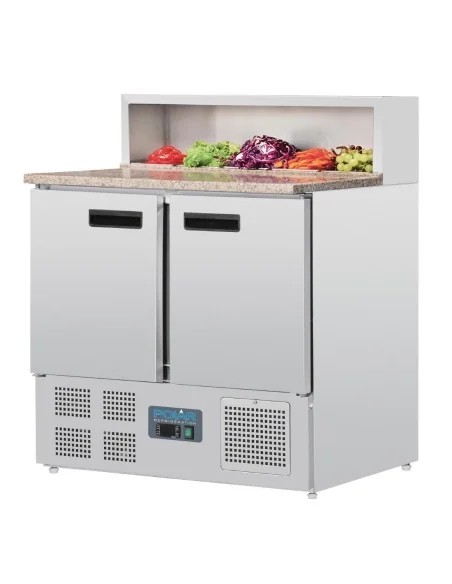 Comptoir de préparation réfrigéré à pizzas 288L Polar Série G