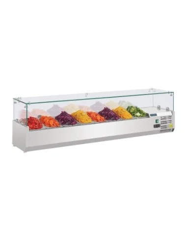 Saladette réfrigérée Polar Série G 8x GN1/4