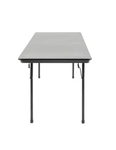 Table rectangulaire pliante grise en ABS Bolero 1520mm