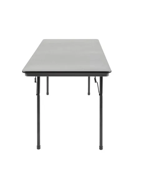 Table rectangulaire pliante grise en ABS Bolero 1520mm